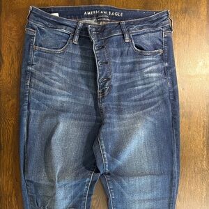 American Eagle Outfitters Women’s Dark Blue Skinny Jeggings